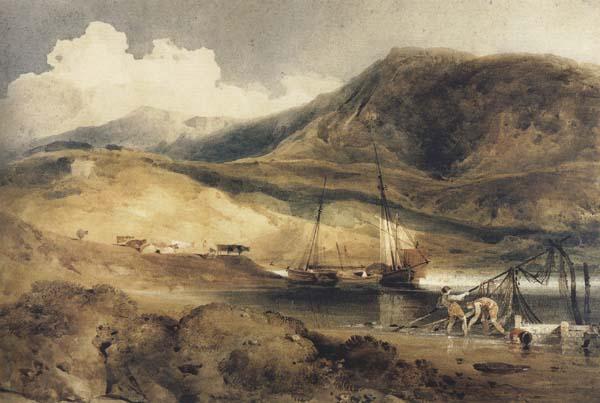 John sell cotman Barmouth Ferry (mk47) China oil painting art